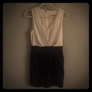 Versatile black and white dress
